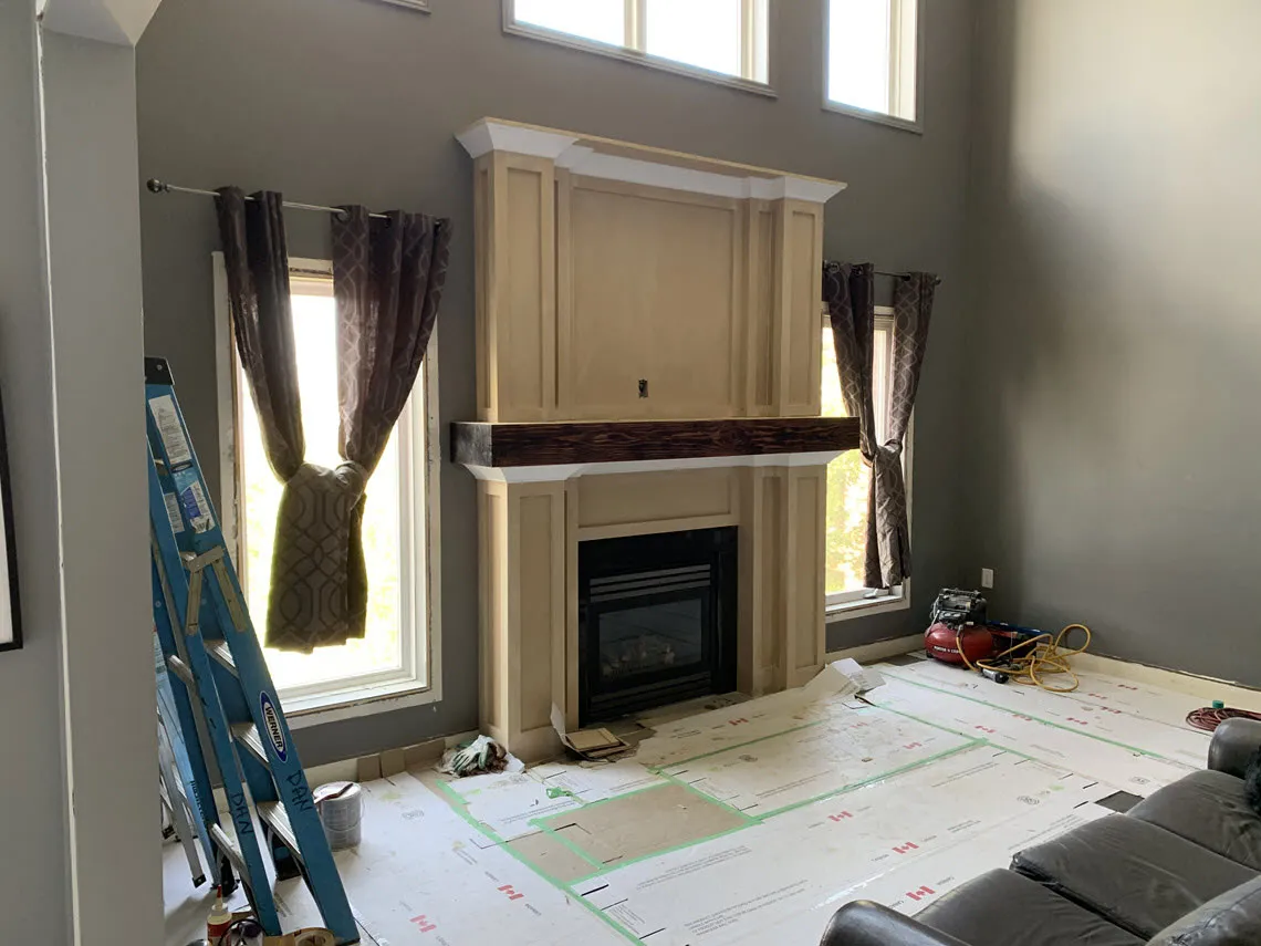 Renovations - Fire Place